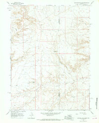 BUTCHER KNIFE DRAW, WY HISTORICAL MAP GE