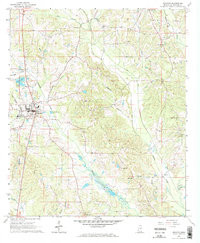 DECATUR, MS HISTORICAL MAP GEOPDF 7.5X7.