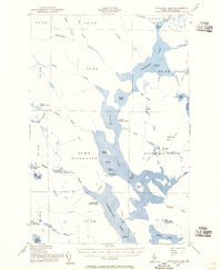 CHURCHILL LAKE, ME HISTORICAL MAP GEOPDF