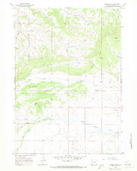 KISMET PEAK, WY HISTORICAL MAP GEOPDF 7.