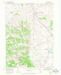 OXFORD, ID HISTORICAL MAP GEOPDF 7.5X7.5