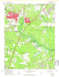 LAUREL, MD HISTORICAL MAP GEOPDF 7.5X7.5