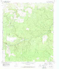 CALF CREEK, TX HISTORICAL MAP GEOPDF 7.5