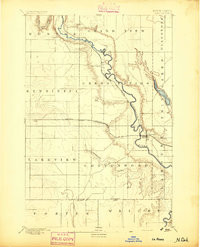 LAMOURE, ND HISTORICAL MAP GEOPDF 15X15