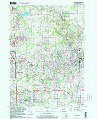 ROCHESTER, MI HISTORICAL MAP GEOPDF 7.5X