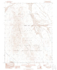 PAPOOSE RANGE, NV HISTORICAL MAP GEOPDF