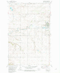 PARSHALL, ND HISTORICAL MAP GEOPDF 7.5X7