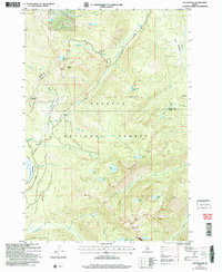 VICTOR PEAK, ID HISTORICAL MAP GEOPDF 7.