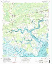 ADAMS RUN, SC HISTORICAL MAP GEOPDF 7.5X
