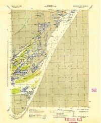 CHINCOTEAGUE EAST, VA HISTORICAL MAP GEO