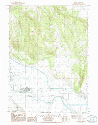 MERRILL, OR HISTORICAL MAP GEOPDF 7.5X7.