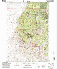 OLD BALDY MOUNTAIN, MT HISTORICAL MAP GE