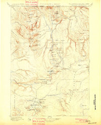 GALLATIN, WY-MT HISTORICAL MAP GEOPDF 30