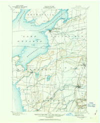 SACKETS HARBOR, NY HISTORICAL MAP GEOPDF