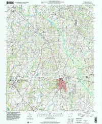 COATS, NC HISTORICAL MAP GEOPDF 7.5X7.5