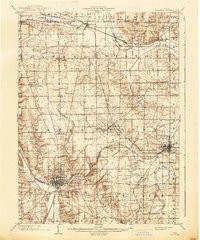 WOOSTER, OH HISTORICAL MAP GEOPDF 15X15
