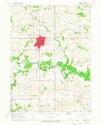 SIGOURNEY, IA HISTORICAL MAP GEOPDF 7.5X