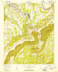 GLENCOE, AL HISTORICAL MAP GEOPDF 7.5X7.