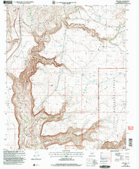JOES HILL, AZ HISTORICAL MAP GEOPDF 7.5X