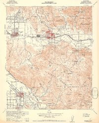 BANNING, CA HISTORICAL MAP GEOPDF 15X15