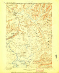 CANYON, WY-MT HISTORICAL MAP GEOPDF 30X3