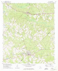 MILAN, GA HISTORICAL MAP GEOPDF 7.5X7.5