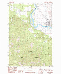 PLAINS, MT HISTORICAL MAP GEOPDF 7.5X7.5