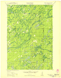 WEBB LAKE, WI HISTORICAL MAP GEOPDF 15X1