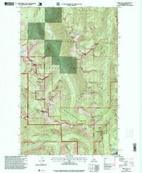 SMITH PEAK, ID HISTORICAL MAP GEOPDF 7.5