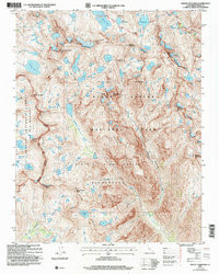 MOUNT GODDARD, CA HISTORICAL MAP GEOPDF