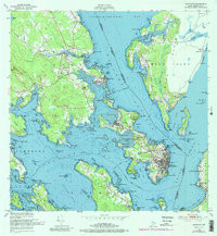 EASTPORT, ME HISTORICAL MAP GEOPDF 7.5X7