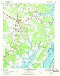 BERLIN, MD HISTORICAL MAP GEOPDF 7.5X7.5
