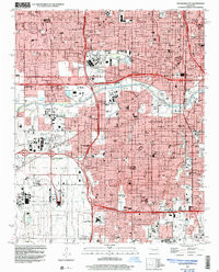OKLAHOMA CITY, OK HISTORICAL MAP GEOPDF