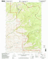 GOLDSTONE MOUNTAIN, ID-MT HISTORICAL MAP