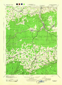 BLOSSBURG, PA HISTORICAL MAP GEOPDF 15X1