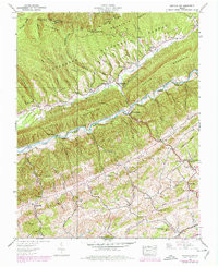 HAYTERS GAP, VA HISTORICAL MAP GEOPDF 7.