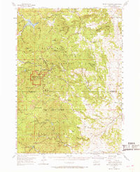 MOUNT RUSHMORE, SD HISTORICAL MAP GEOPDF