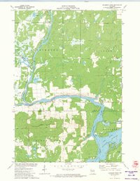 FLAMBEAU RIDGE, WI HISTORICAL MAP GEOPDF