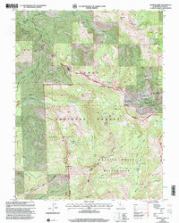 GRANITE CHIEF, CA HISTORICAL MAP GEOPDF