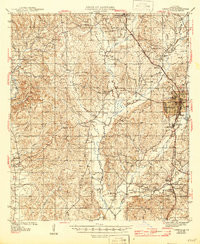 LEESVILLE, LA HISTORICAL MAP GEOPDF 15X1