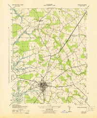 EASTON, MD HISTORICAL MAP GEOPDF 7.5X7.5