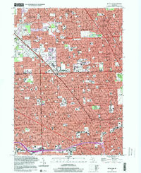 ROYAL OAK, MI HISTORICAL MAP GEOPDF 7.5X