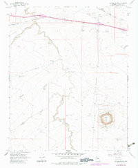 METEOR CRATER, AZ HISTORICAL MAP GEOPDF