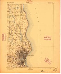 MILWAUKEE, WI HISTORICAL MAP GEOPDF 15X1