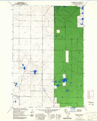 DRUMMOND NW, WI HISTORICAL MAP GEOPDF 7.