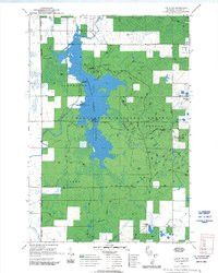 LUBLIN NW, WI HISTORICAL MAP GEOPDF 7.5X