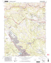 EVERGREEN, CO HISTORICAL MAP GEOPDF 7.5X