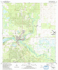 DUNNELLON, FL HISTORICAL MAP GEOPDF 7.5X