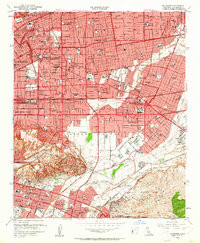 EL MONTE, CA HISTORICAL MAP GEOPDF 7.5X7