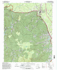 BISCOE, NC HISTORICAL MAP GEOPDF 7.5X7.5